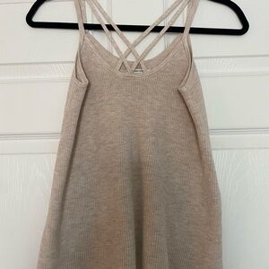 American Eagle Outfitters Cream Knit Top